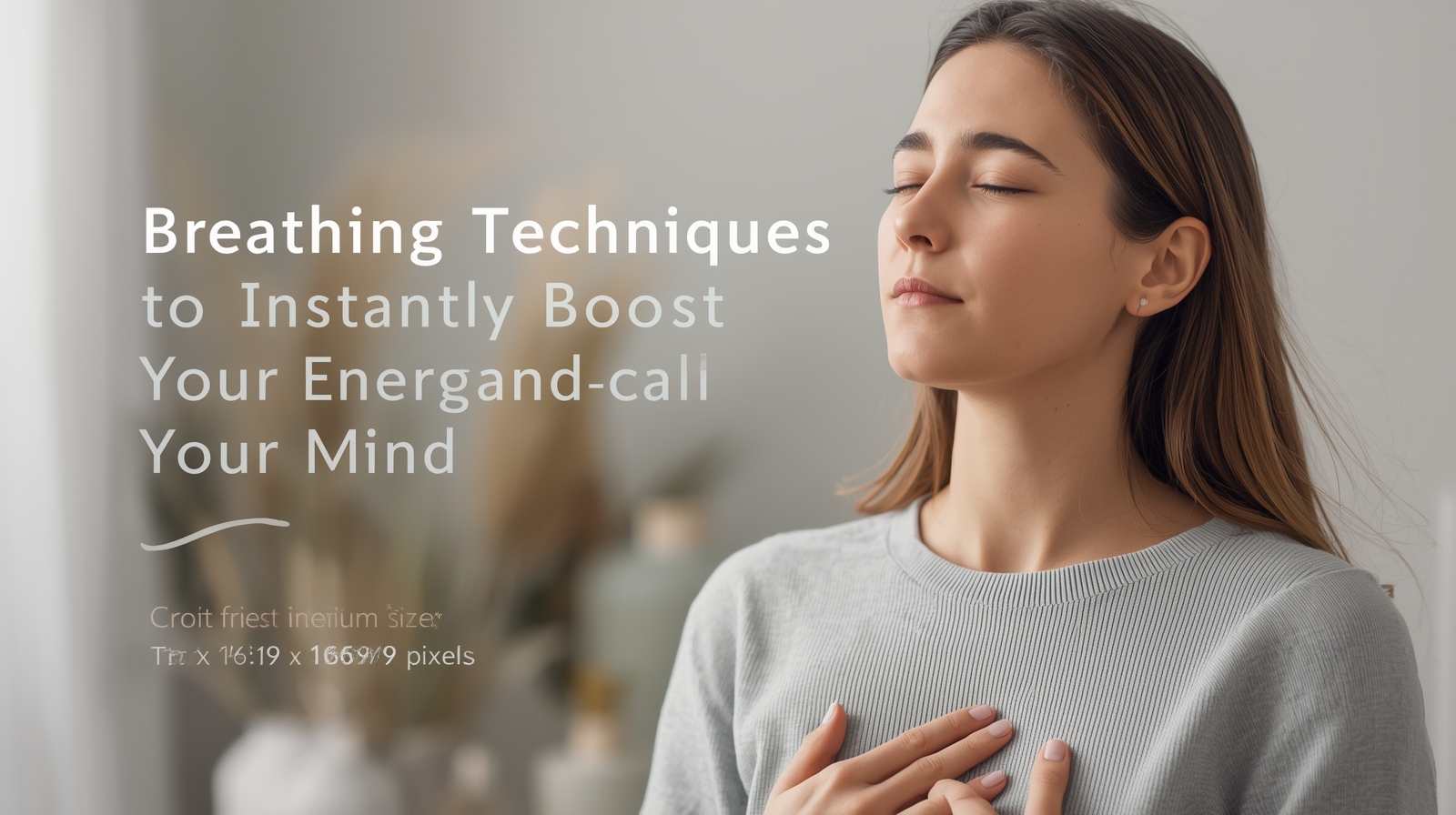 Breathing Techniques to Instantly Boost Your Energy and Calm Your Mind